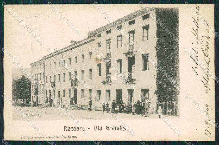 Vicenza Recoaro ABRASA cartolina QK7785 – fronte