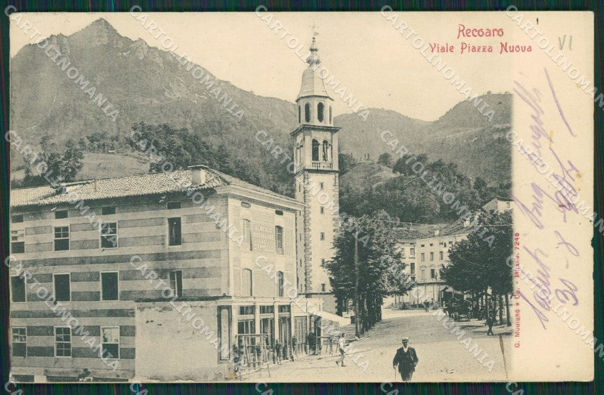 Vicenza Recoaro PIEGHINA cartolina QK7788 – fronte