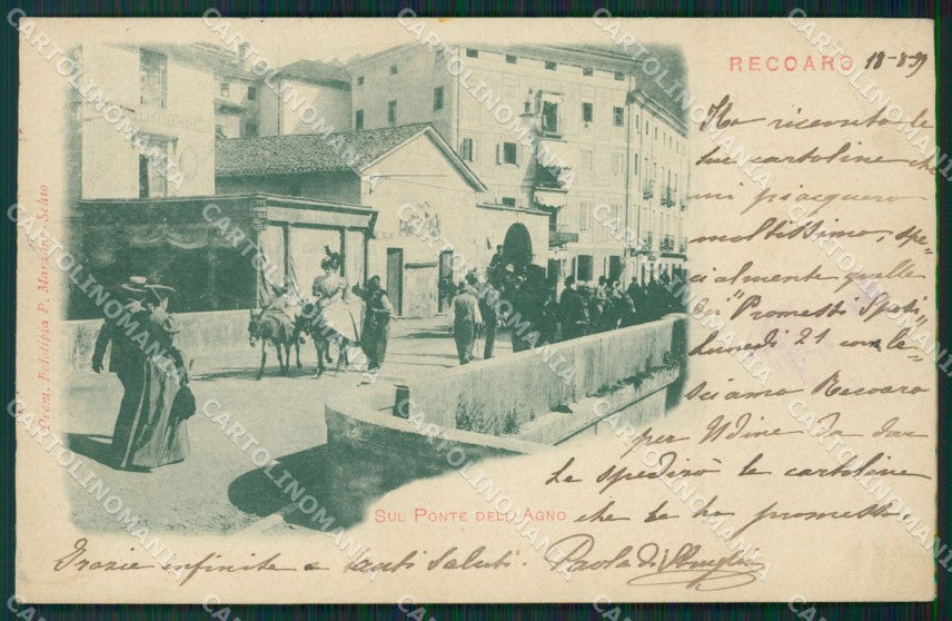 Vicenza Recoaro PIEGHINA cartolina QK7823 – fronte
