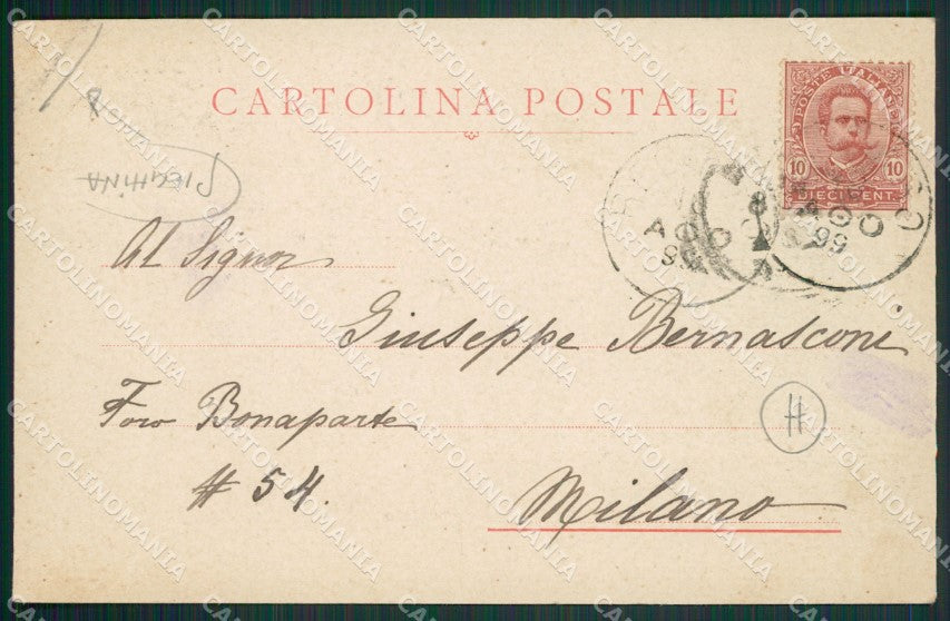 Vicenza Recoaro PIEGHINA cartolina QK7823 – retro