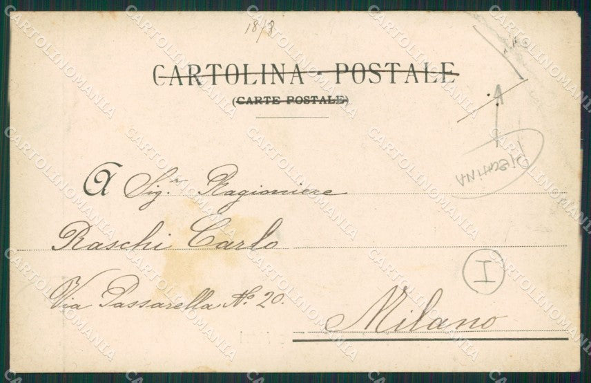 Vicenza Recoaro PIEGHINA cartolina QK7834 – retro