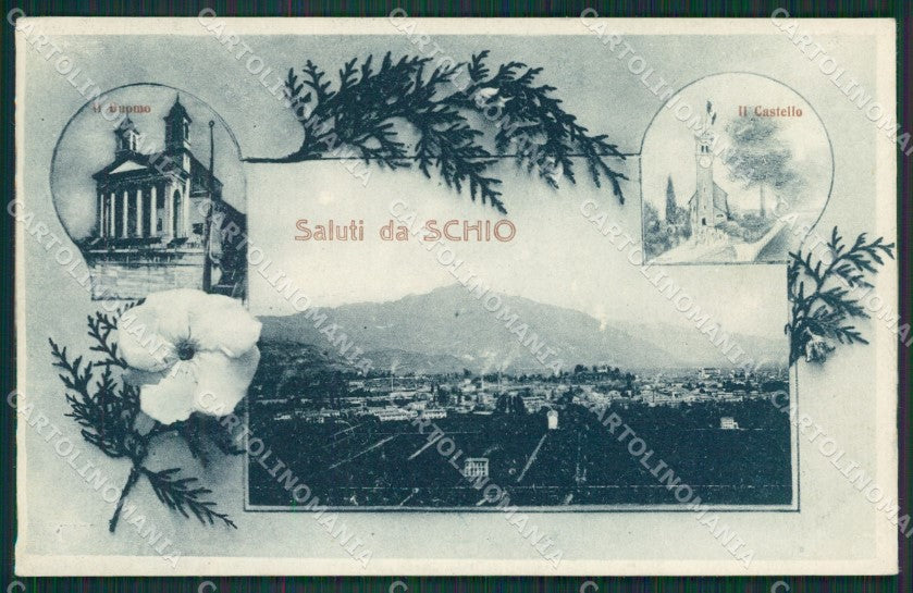 Vicenza Schio Saluti da cartolina QK7852 – fronte