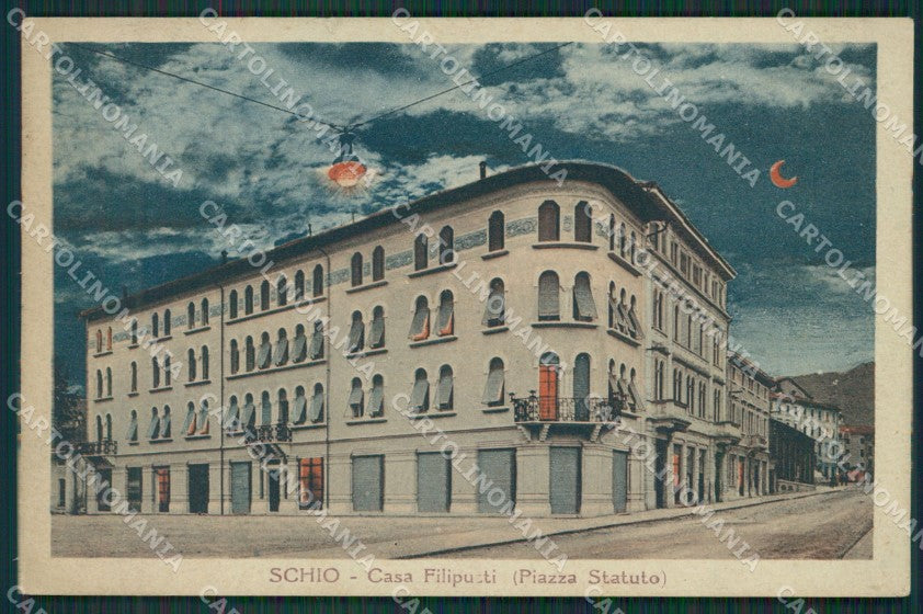 Vicenza Schio Chiaro di Luna STRAPPINO cartolina QK7857 – fronte