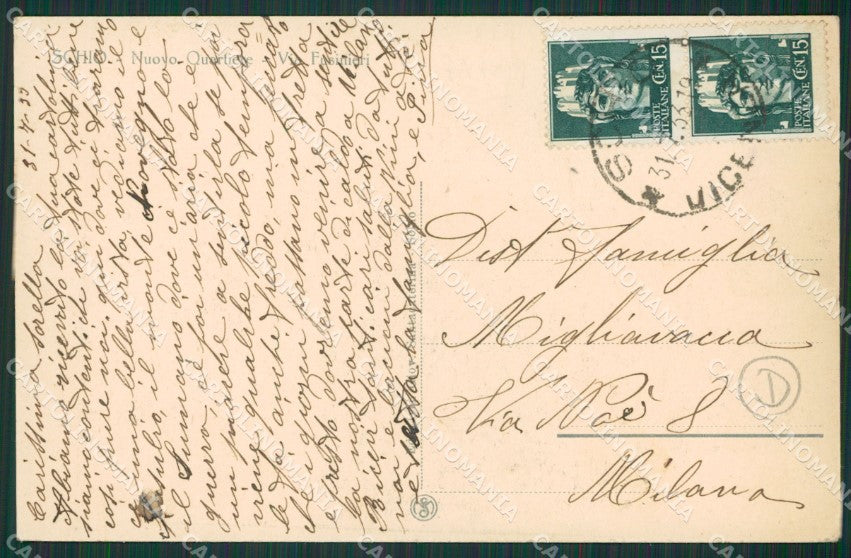Vicenza Schio cartolina QK7865 – retro