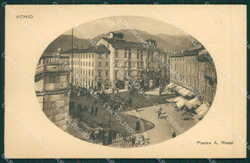 Vicenza Schio Mercato cartolina QK7875 – fronte
