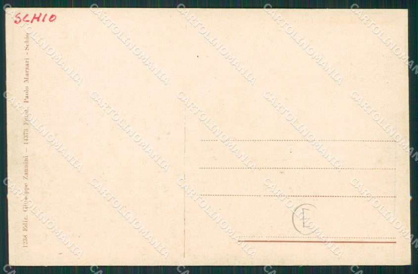 Vicenza Schio cartolina QK7884 – retro