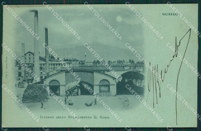 Vicenza Schio Chiaro di Luna cartolina QK7887 – fronte
