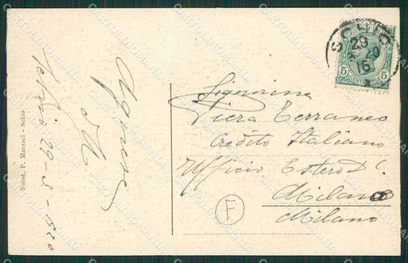 Vicenza Schio cartolina QK7888 – retro