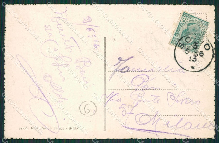 Vicenza Schio cartolina QK7894 – retro