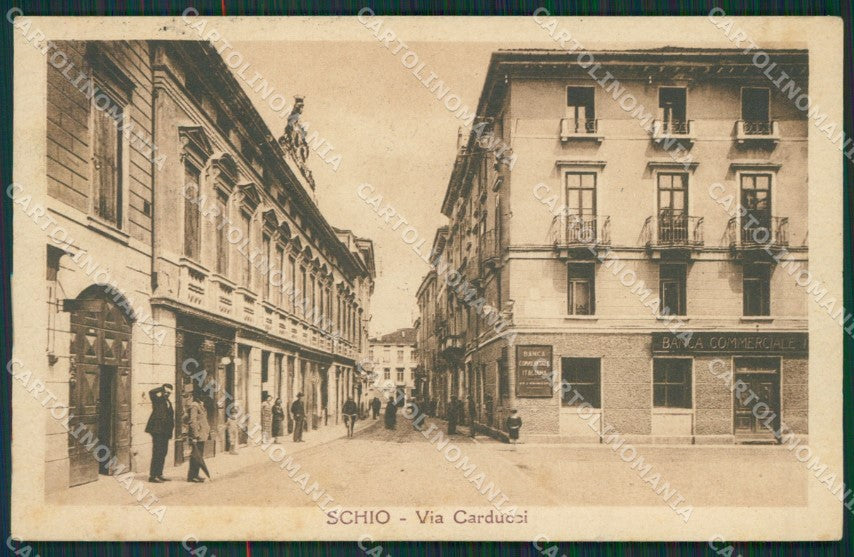 Vicenza Schio PIEGA cartolina QK7895 – fronte