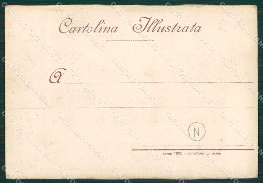 Vicenza Schio Alpini Militari cartolina QK7901 – retro