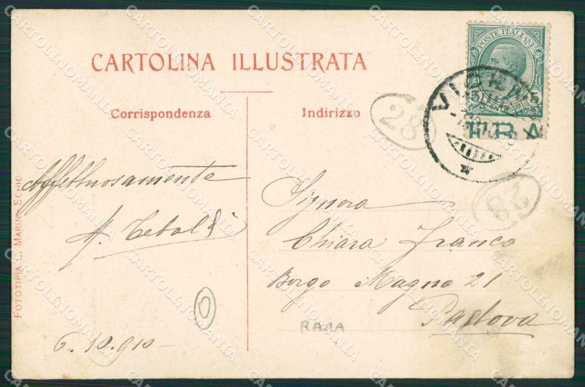 Vicenza Schio cartolina QK7906 – retro