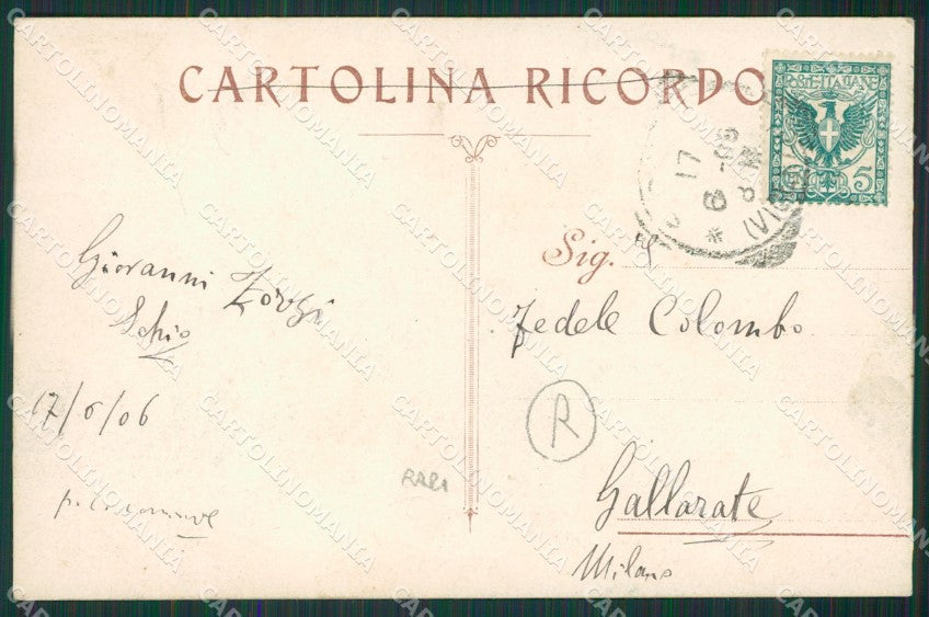 Vicenza Schio cartolina QK7908 – retro
