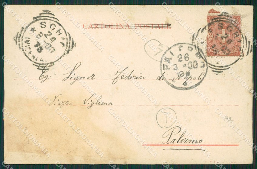 Vicenza Schio Meteorologia RIPARATA cartolina QK7914 – retro