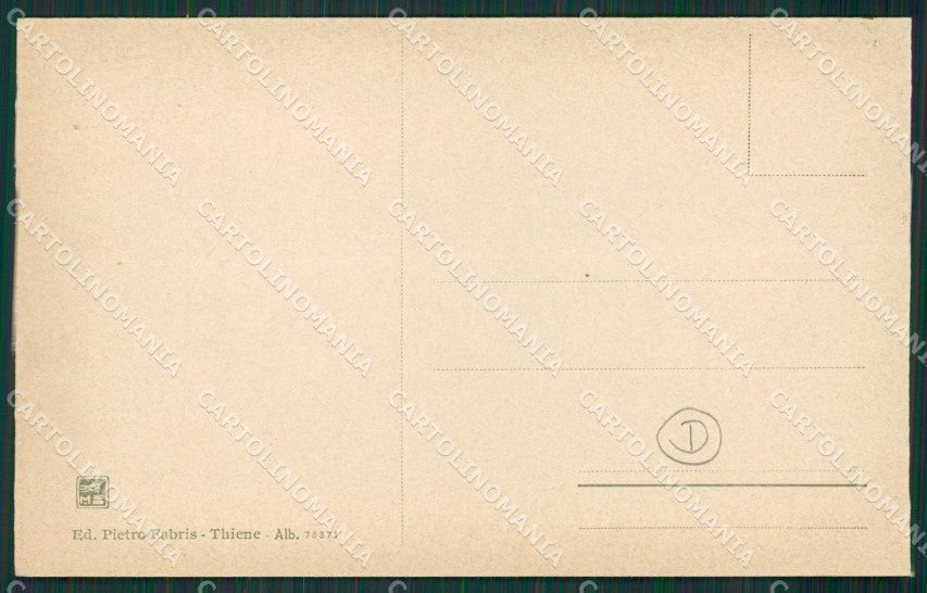 Vicenza Thiene cartolina QK7923 – retro