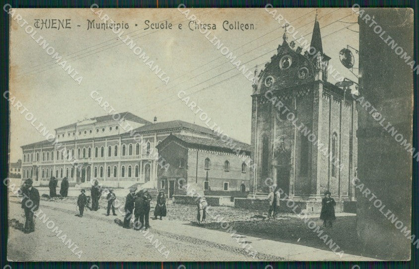 Vicenza Thiene PIEGHE cartolina QK7924 – fronte