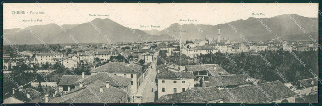 Vicenza Thiene Doppia cartolina QK7926 – fronte