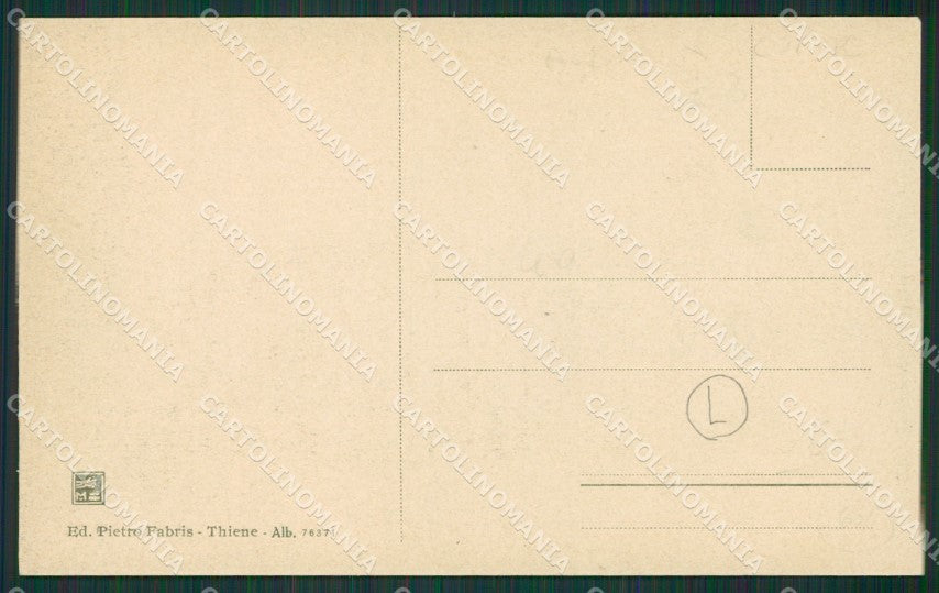 Vicenza Thiene cartolina QK7929 – retro