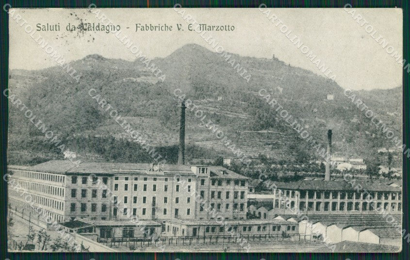 Vicenza Valdagno ABRASA cartolina QK7931 – fronte