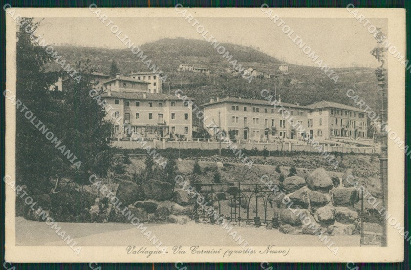 Vicenza Valdagno cartolina QK7934 – fronte