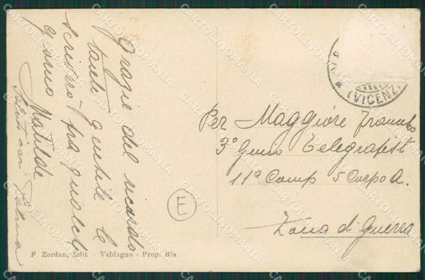 Vicenza Valdagno cartolina QK7934 – retro