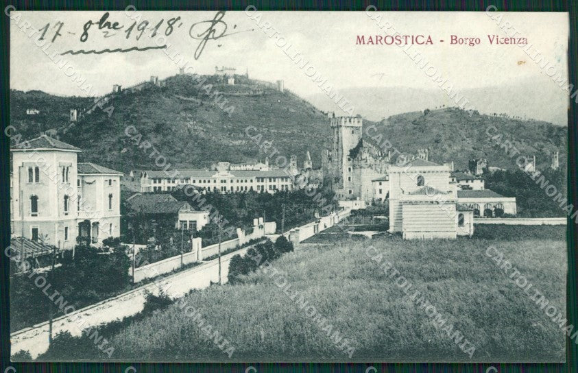 Vicenza Marostica cartolina QK7943 – fronte