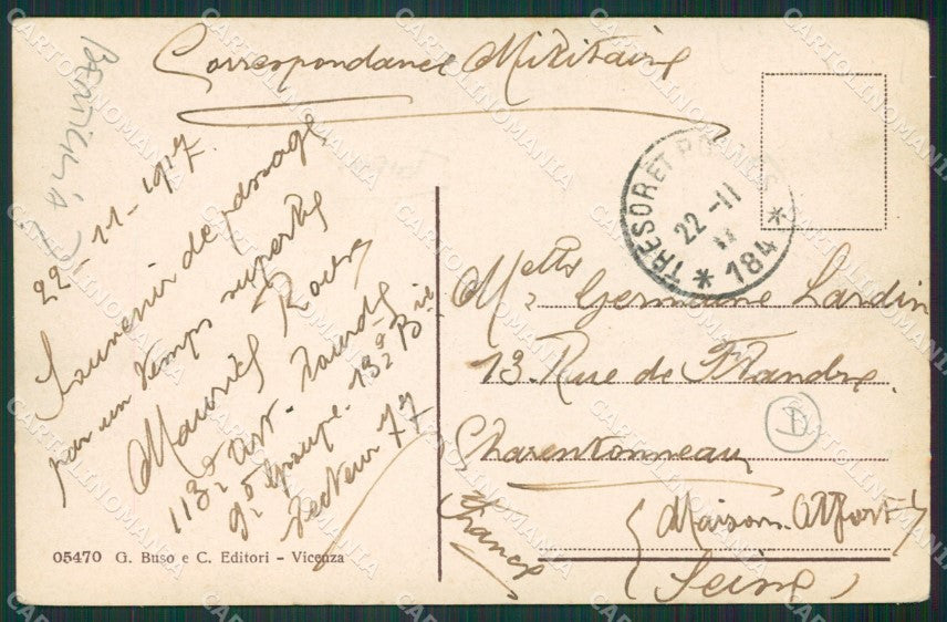 Vicenza Montebello Saluti da Bertiglia ? cartolina QK7950 – retro