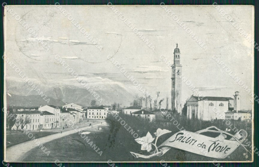 Vicenza Nove Saluti da cartolina QK7954 – fronte