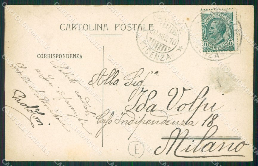 Vicenza Nove Saluti da cartolina QK7954 – retro