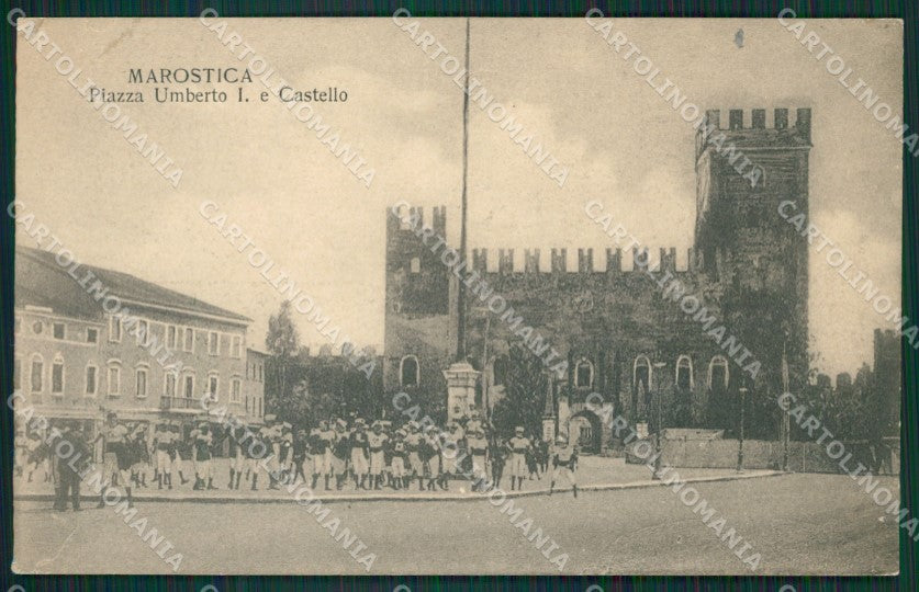 Vicenza Marostica cartolina QK7978 – fronte