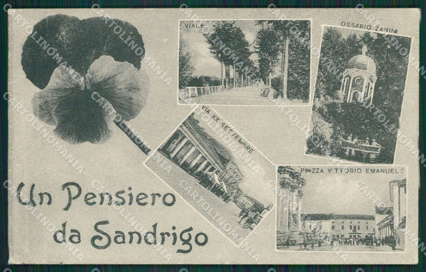 Vicenza Sandrigo Saluti da Bertiglia ? cartolina QK7981 – fronte