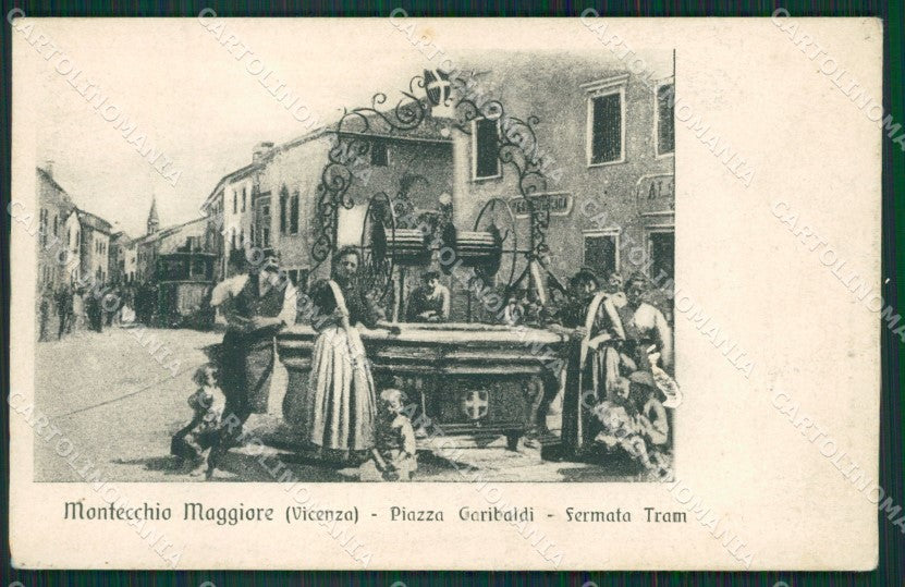 Vicenza Montecchio Maggiore Tram cartolina QK7983 – fronte