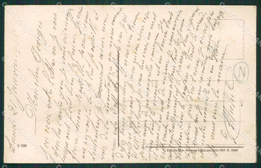 Vicenza Rossano Veneto Militari cartolina QK7988 – retro