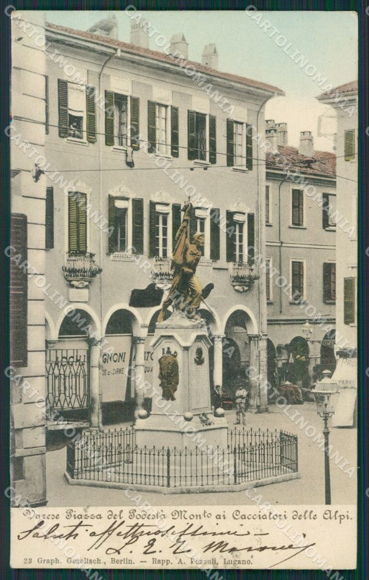 Varese Città PIEGHINA cartolina QK7998 – fronte