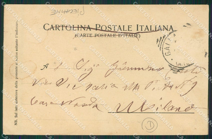 Varese Città PIEGHINE cartolina QK8012 – retro