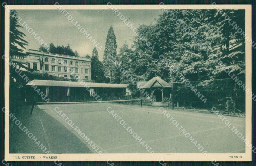 Varese Città Tennis cartolina QK8014 – fronte