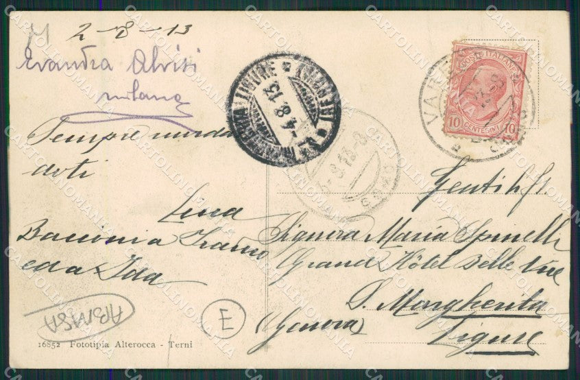 Varese Città ABRASA cartolina QK8015 – retro