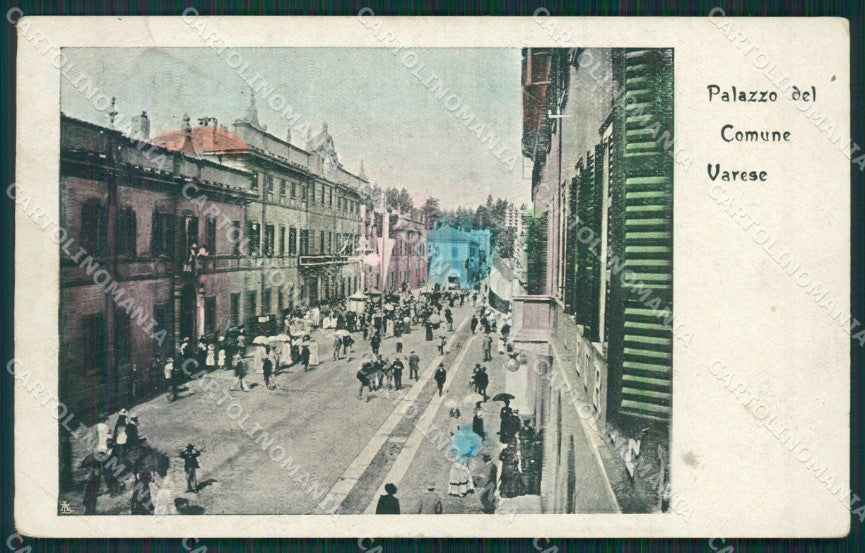 Varese Città PIEGA cartolina QK8018 – fronte