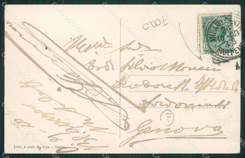 Varese Città FORO cartolina QK8032 – retro