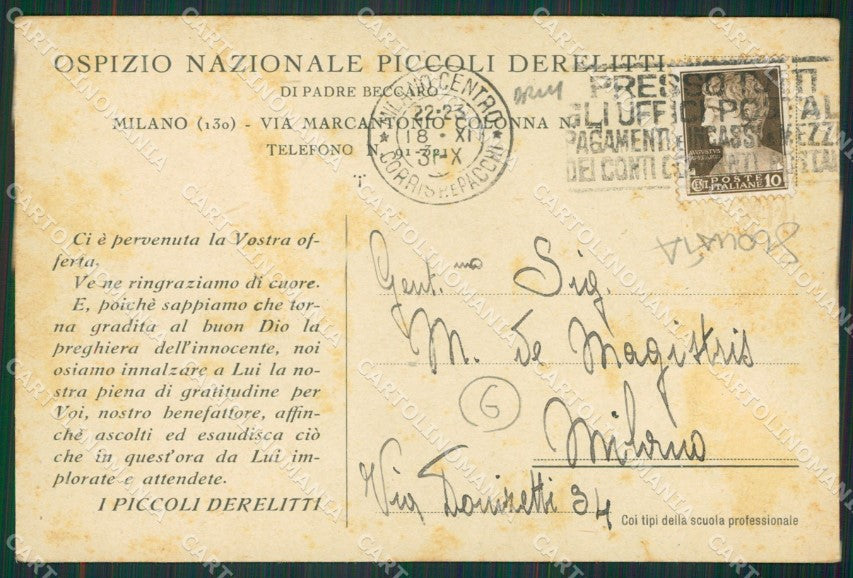 Varese Città SCOLLATA cartolina QK8041 – retro