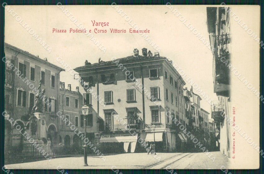Varese Città cartolina QK8043 – fronte