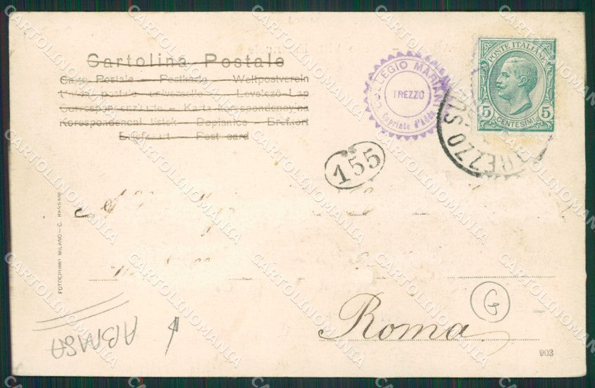 Varese Città ABRASA cartolina QK8053 – retro