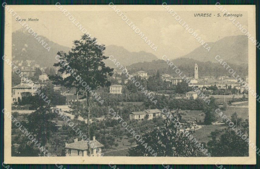 Varese Sant'Ambrogio cartolina QK8074 – fronte