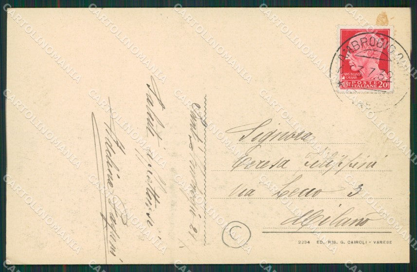 Varese Sant'Ambrogio cartolina QK8074 – retro