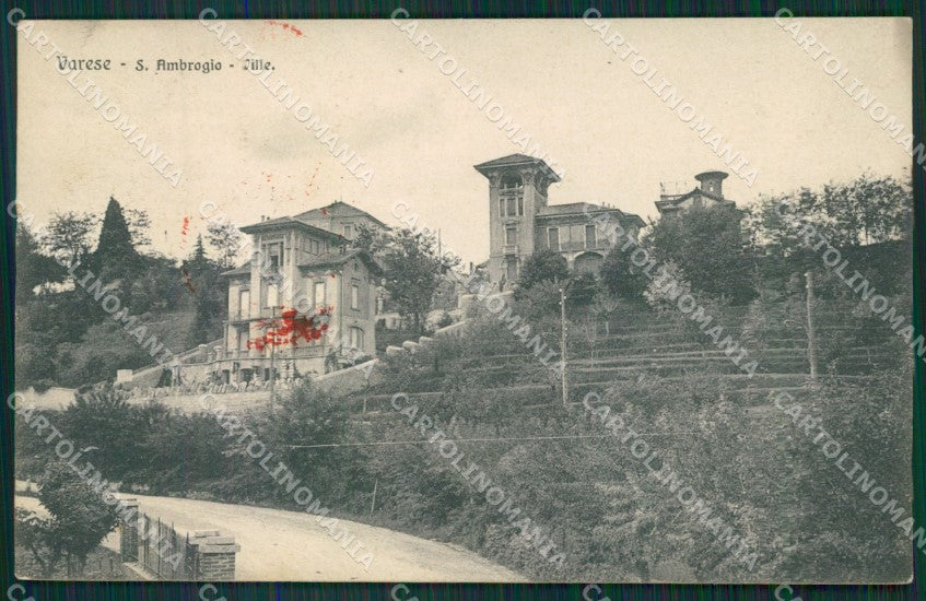Varese Sant'Ambrogio cartolina QK8078 – fronte