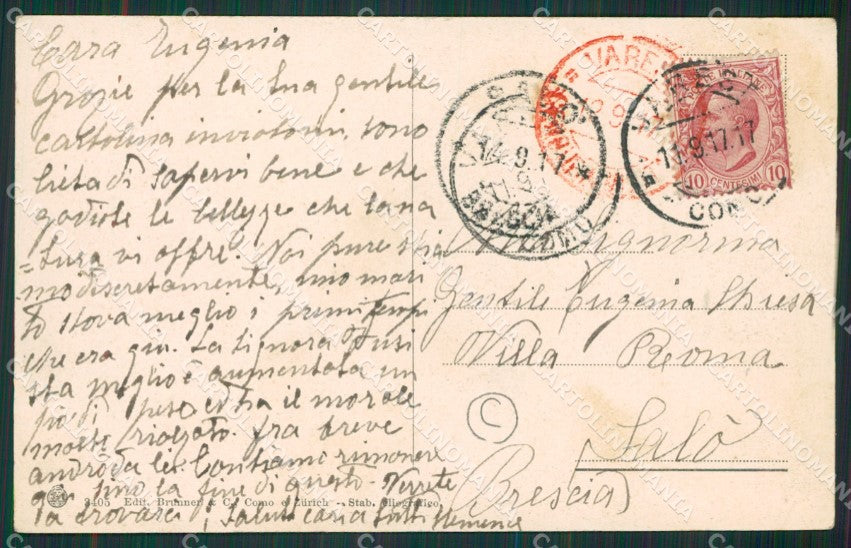 Varese Sant'Ambrogio cartolina QK8078 – retro