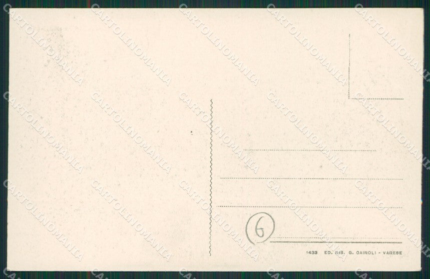 Varese Sant'Ambrogio Tram cartolina QK8108 – retro