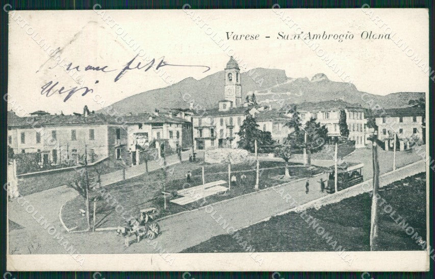 Varese Sant'Ambrogio cartolina QK8110 – fronte