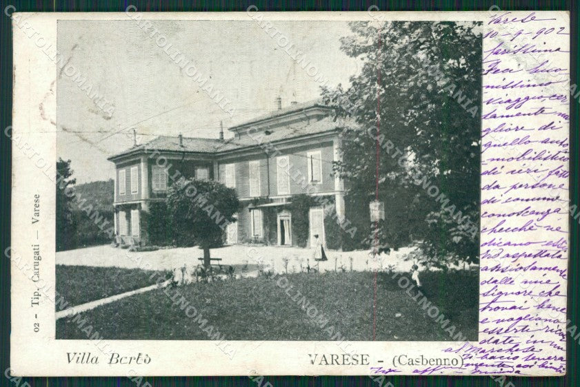 Varese Casbeno cartolina QK8113 – fronte