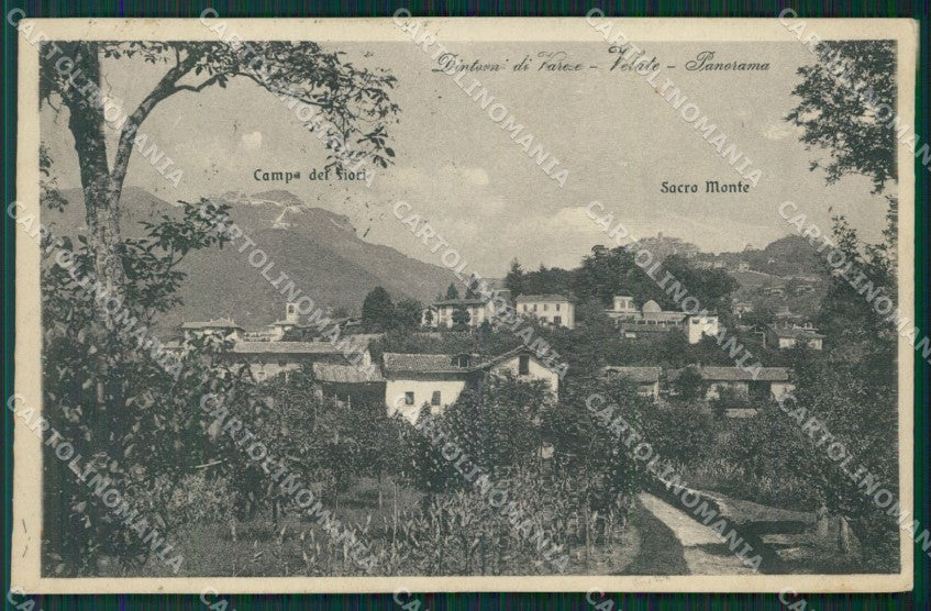 Varese Velate PIEGA cartolina QK8131 – fronte